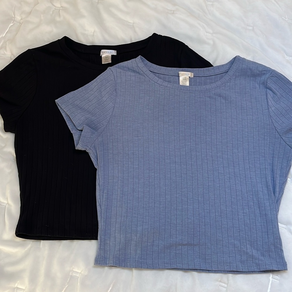 Bozzolo Black And Blue Size Large Tees